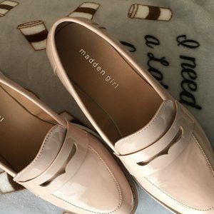 madden girl "Crane" pink loafers